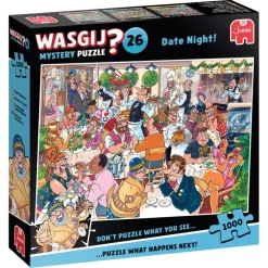 Puslespil Wasgij Mystery 26 date night! 1000 brikker