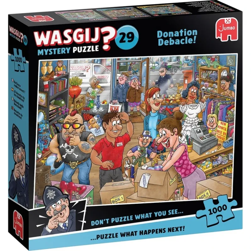 Puslespil Wasgij Mystery 29 Donation Debacle! 1000 brikker