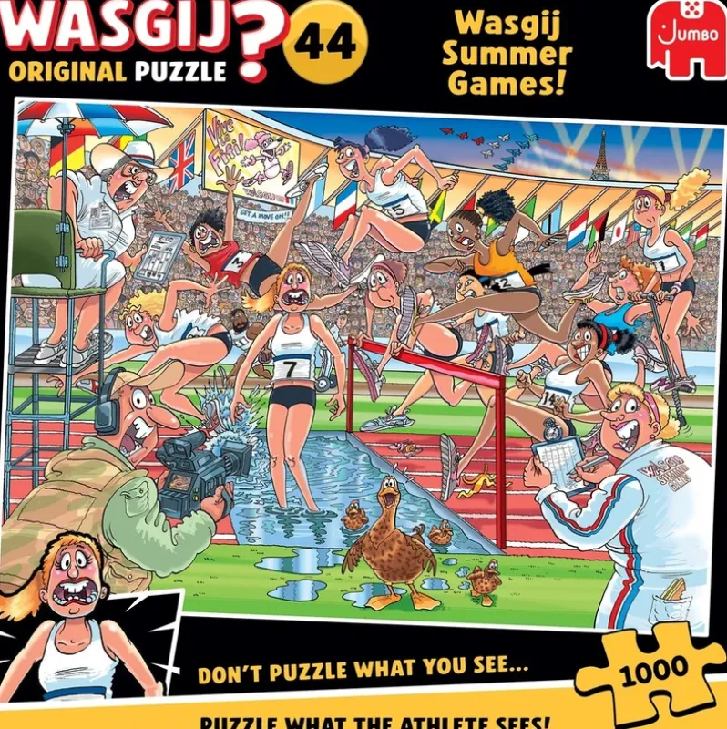 Puslespil Wasgij Original 44 Summer Games! 1000 brikker