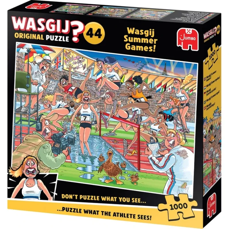 Puslespil Wasgij Original 44 Summer Games! 1000 brikker