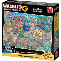 Puslespil Wasgij Original 47 Boating Bedlam! 1000 brikker