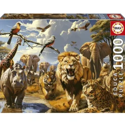 Puslespil wild animals 1000 brikker