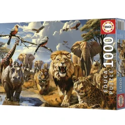Puslespil wild animals 1000 brikker