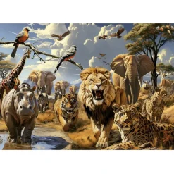 Puslespil wild animals 1000 brikker