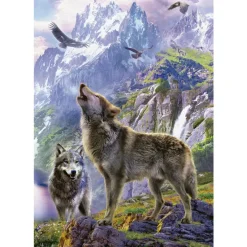 Puslespil Wolves in the rocks 500 brikker