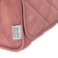 Pusletaske i fløjl, rosa