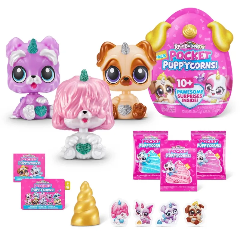 Rainbocorns Pocket Puppycorn 3-pak