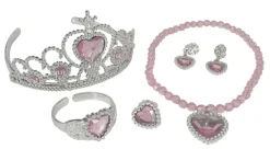 Real UniQ smykkesæt med tiara ass