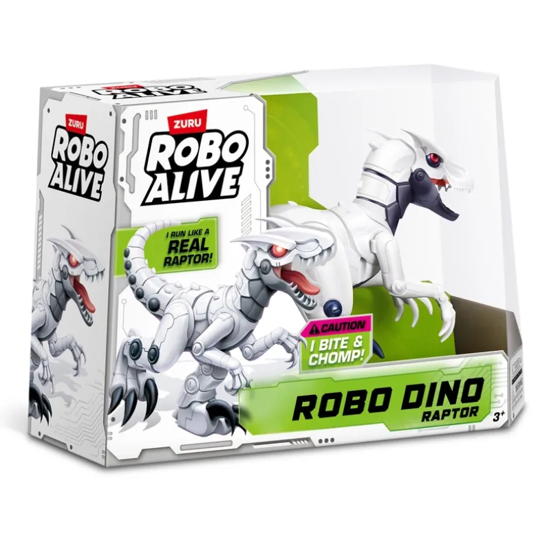 Robo Alive Raptor dino hvid
