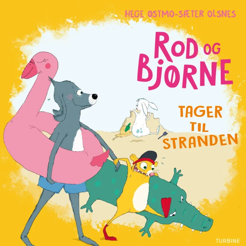 Rod og Bjørne tager til stranden