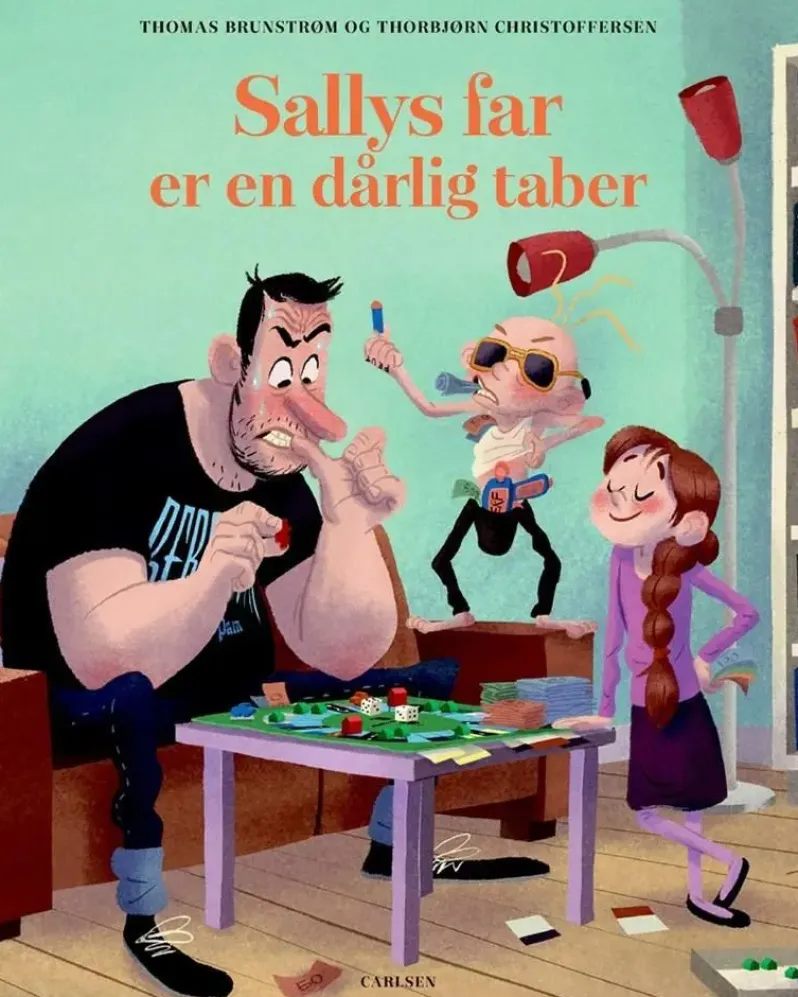 Sallys far er en dårlig taber
