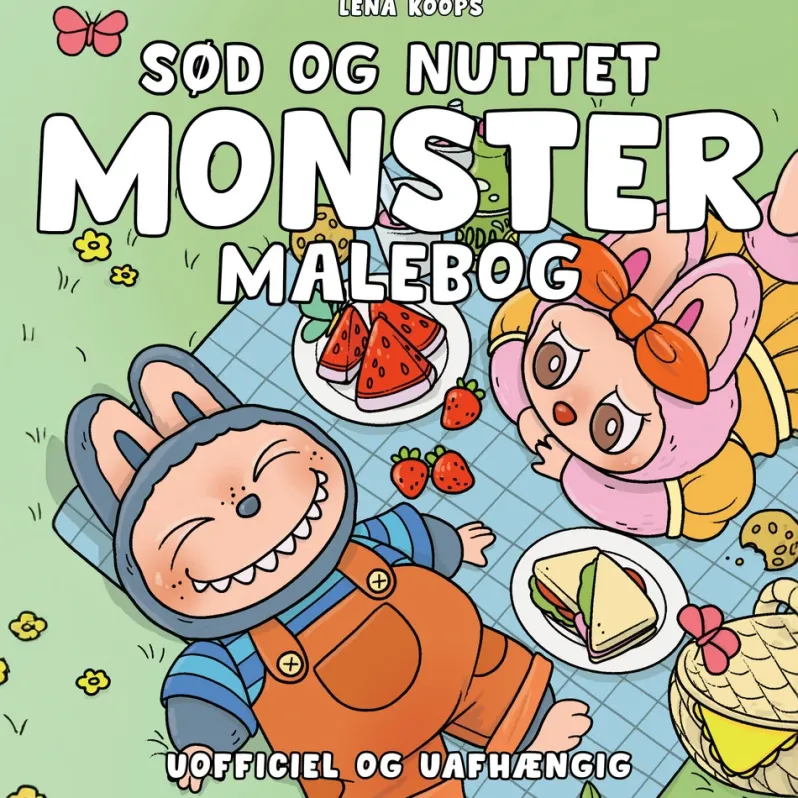 Sød og nuttet monster malebog - Cozy Coloring