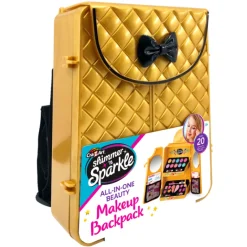 SHIMMER N SPARKLE COSMETIC BACKPACK GOLD