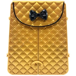SHIMMER N SPARKLE COSMETIC BACKPACK GOLD
