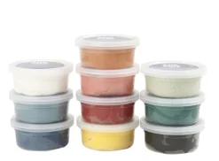 Silk clay 10 ass støvede farver 40 g