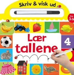 Skriv og visk ud - Lær tallene