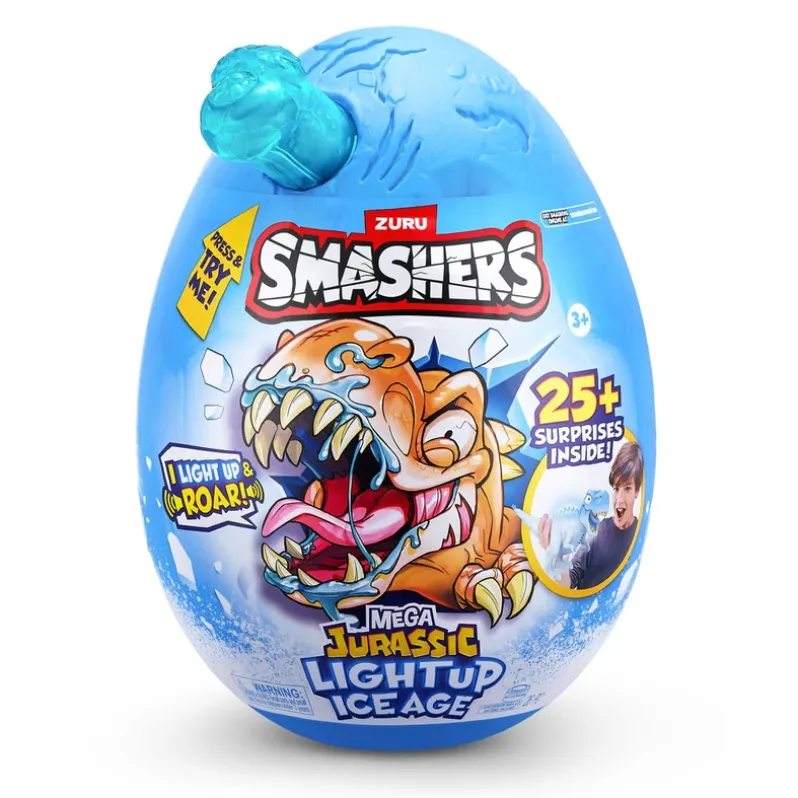SMASHERS EGG JURASSIC LIGHT UP ICE AGE STOR ass