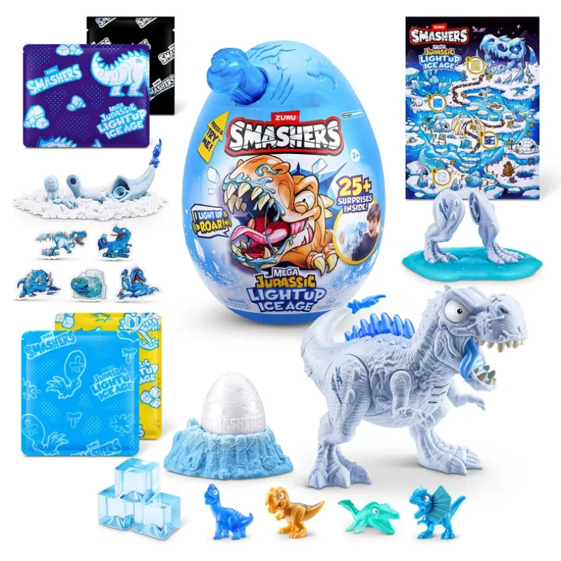 SMASHERS EGG JURASSIC LIGHT UP ICE AGE STOR ass