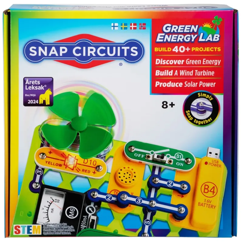 SNAP CIRCUITS GREEN ENERGY LAB SÆT