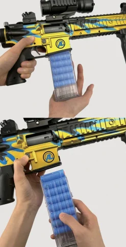 Sniper riffel med kikkert 74 cm