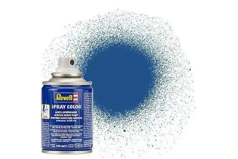Spray blue, mat 100 ml.