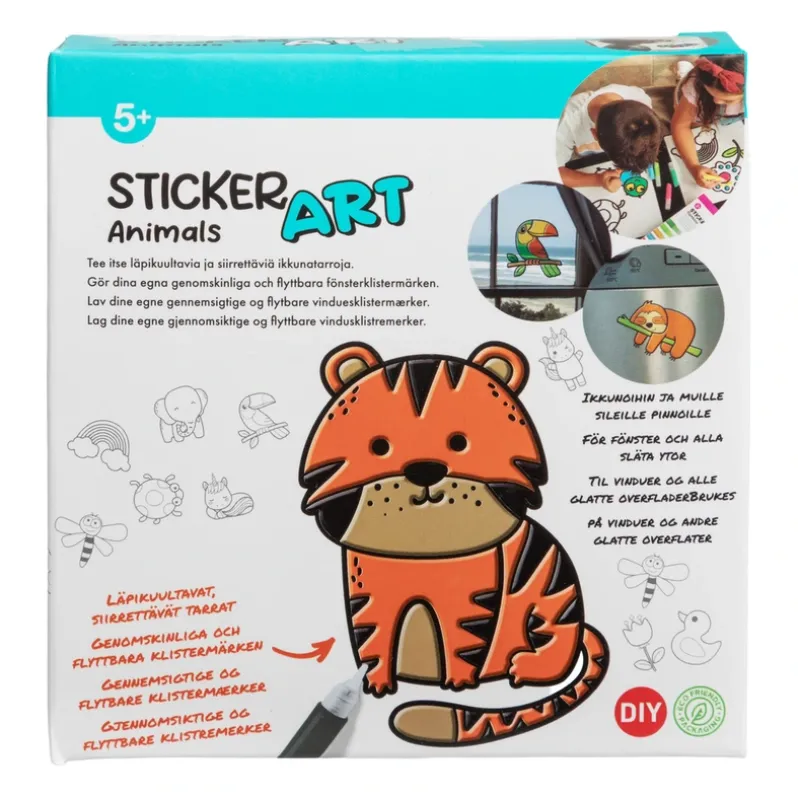 Sticker Art vinduesklistermærker ass