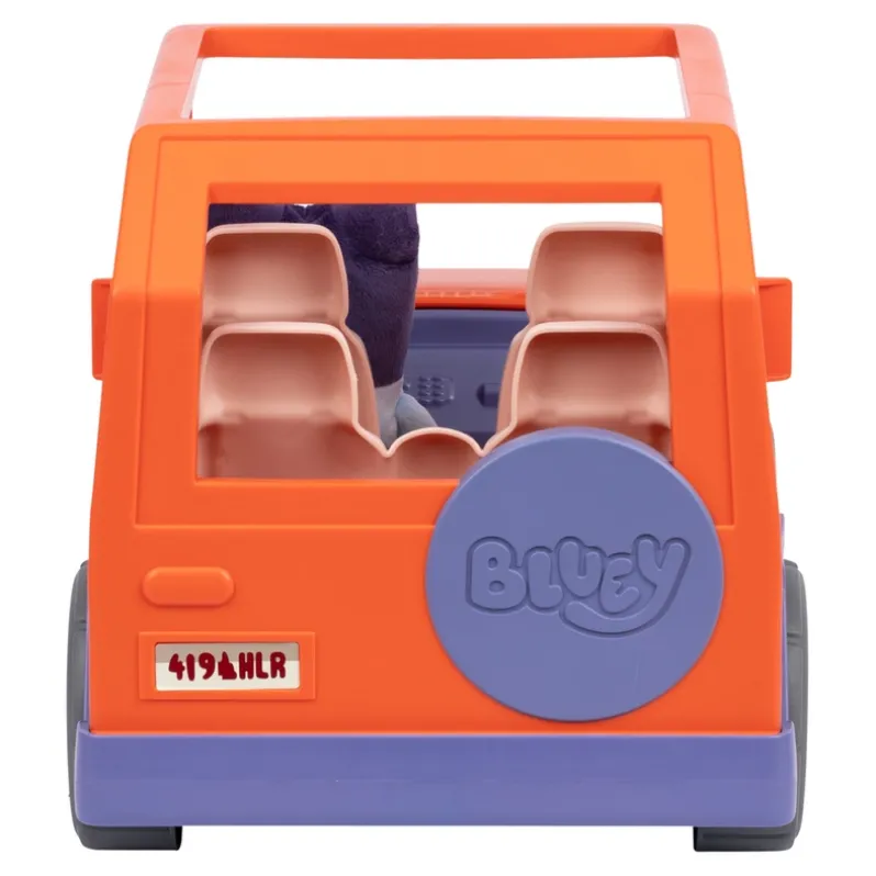 Stor Bluey Bamse og 4WD bil