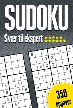 Sudoku - svær til ekspert