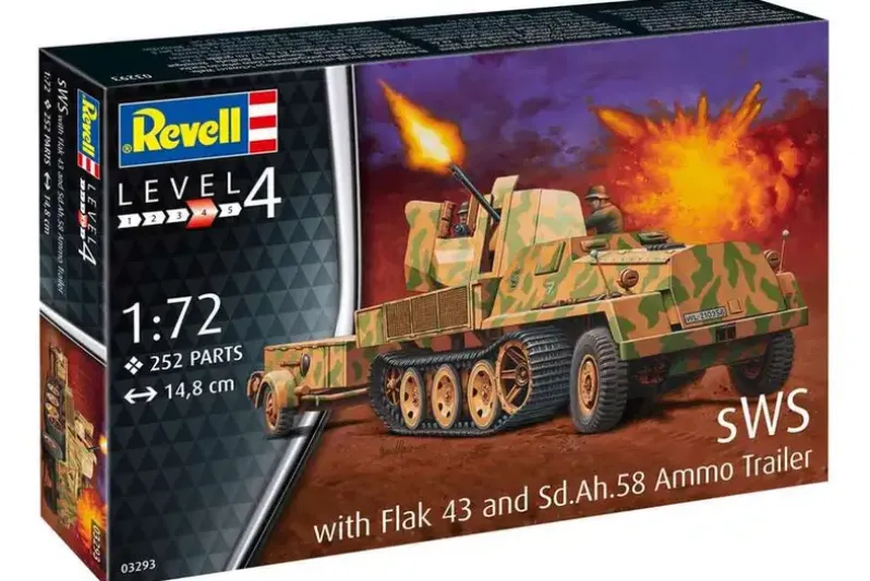 sWs with 3.7cm Flak 43 & Ammunition Trailer