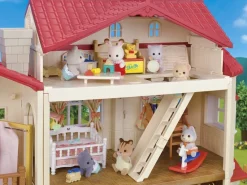 Sylvanian Families Byhus med Lys - med hemmeligt loftsrum