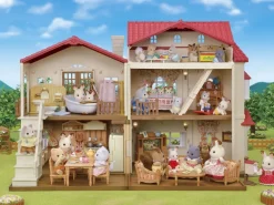 Sylvanian Families Byhus med Lys - med hemmeligt loftsrum