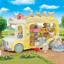 SYLVANIAN FAMILIES Regnbue Sjov Børnehave Bus