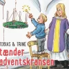 Tobias & Trine tænder adventskransen
