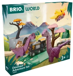 Togbanesæt med dinosaurer