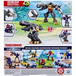 Transformers Cyberworld - Chomp & Battle Grimlock actionfigur