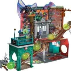 Turtles Mutant Mayhem Large Playset Sewer Lair Dlx