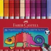 Tusser Faber-Castell 2 spidser 20 stk.