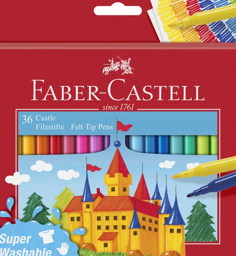 Tusser børn Faber-Castell 36ass
