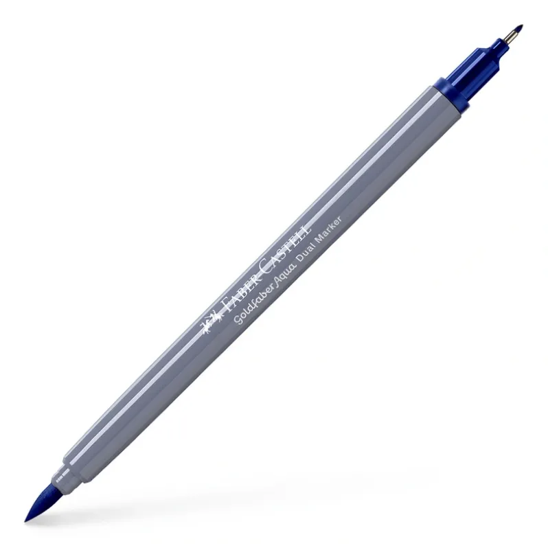 Tusser dobbelt Goldfaber Aqua helioblue reddish 151