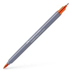Tusser dobbelt Goldfaber Aqua orange glaze 113