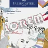 Tusser dobbelt Sketch Goldfaber 12 ass
