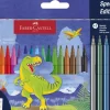 Tusser Faber-Castell Dinosaur 18+3 Metalli