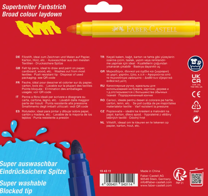 Tusser jumbo Faber-Castell 12ass