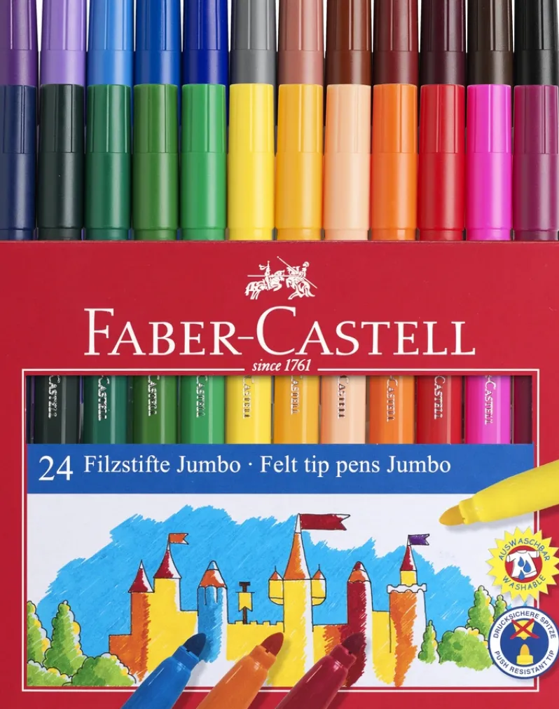 Tusser jumbo Faber-Castell 24ass