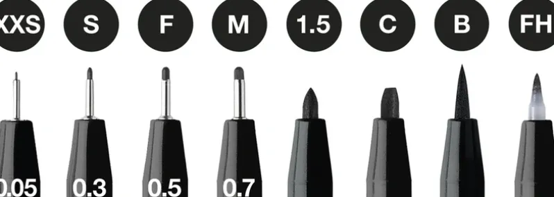 Tusser Pitt Artist Pen Sort 8 Ass