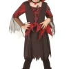 Vampyr-dronning kostume str. 4-6 år