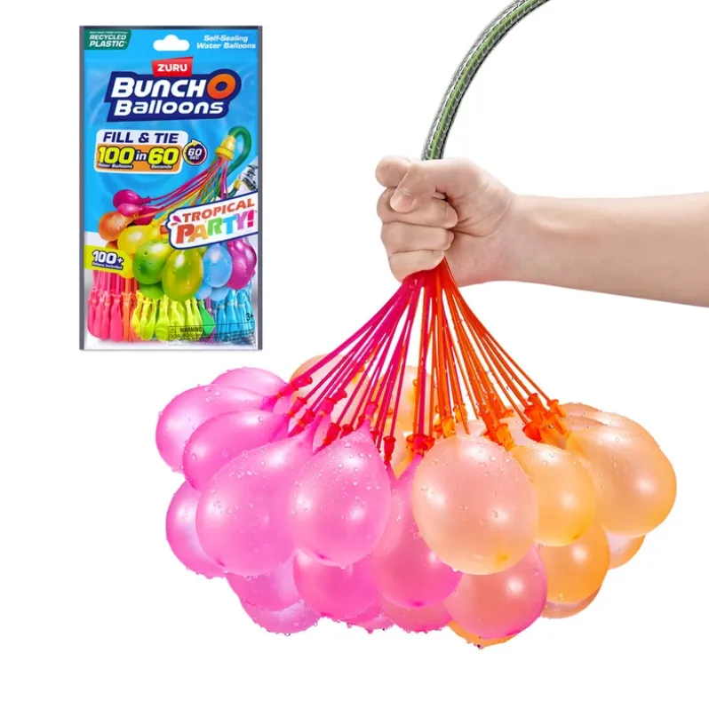 Vandballon Tropical Party 100 stk ass