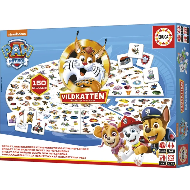 Vildkatten Paw Patrol 150 brikker