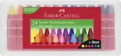 Vokskridt jumbo Faber-Castell 24 farver