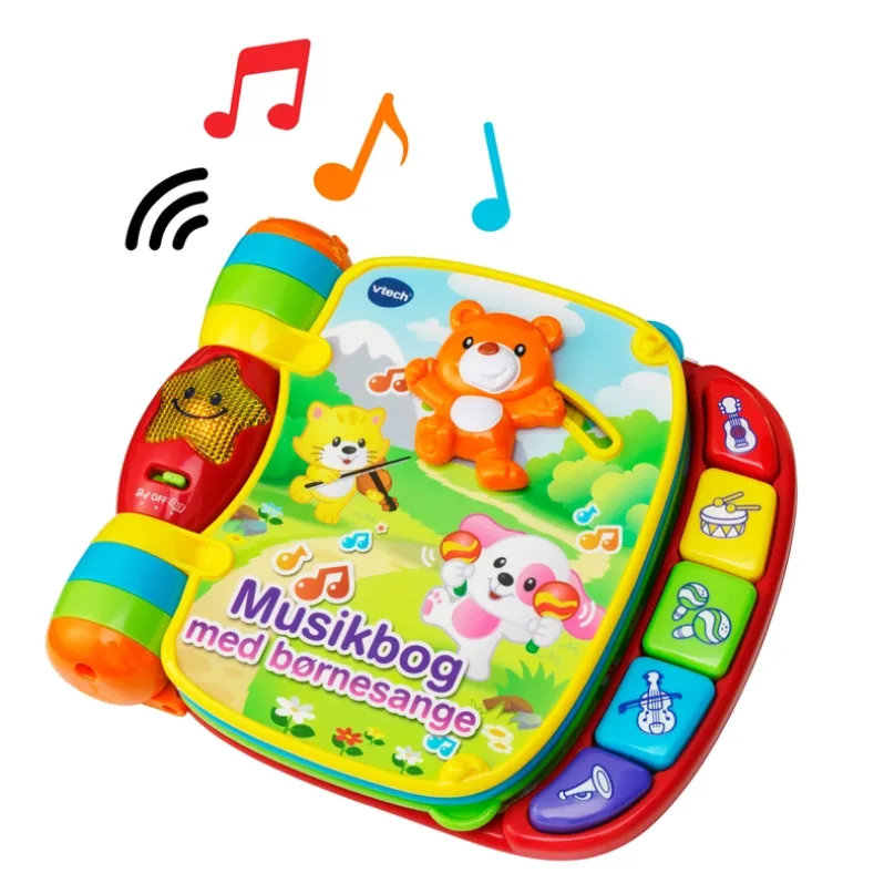 Vtech Baby musikbog med børnesange